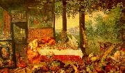 Jan Brueghel The Sense of Taste Sweden oil painting reproduction